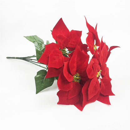 50cm flower 5 artificial flowers red head flower