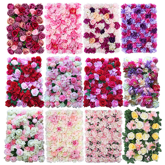 Artificial flower wedding background flowers