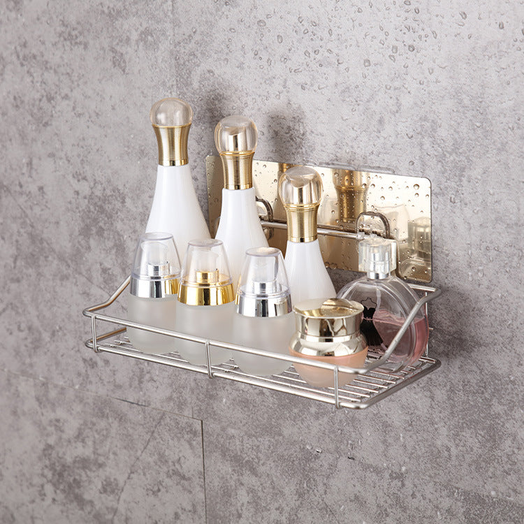 No-Drill Stainless Steel Storage Rack