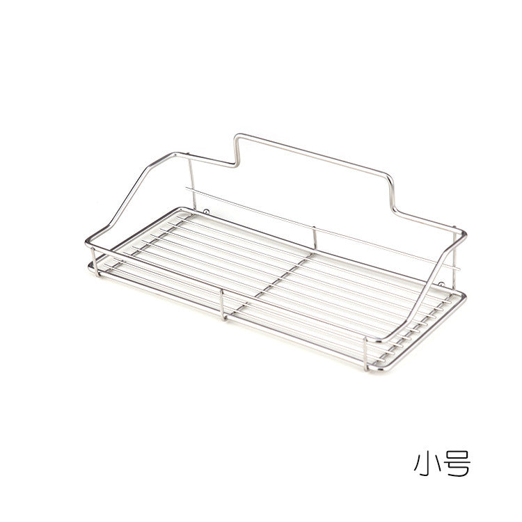 No-Drill Stainless Steel Storage Rack