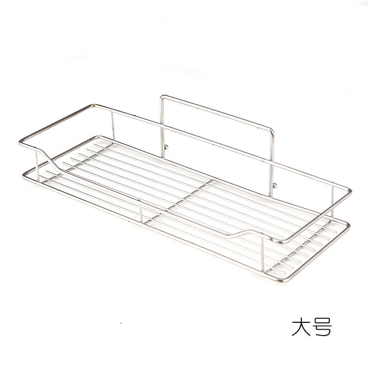 No-Drill Stainless Steel Storage Rack