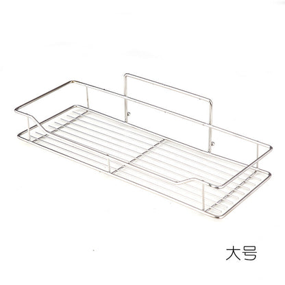 No-Drill Stainless Steel Storage Rack