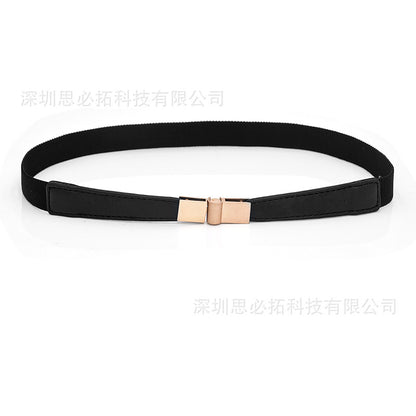 Versatile women's elastic elastic narrow waist seal