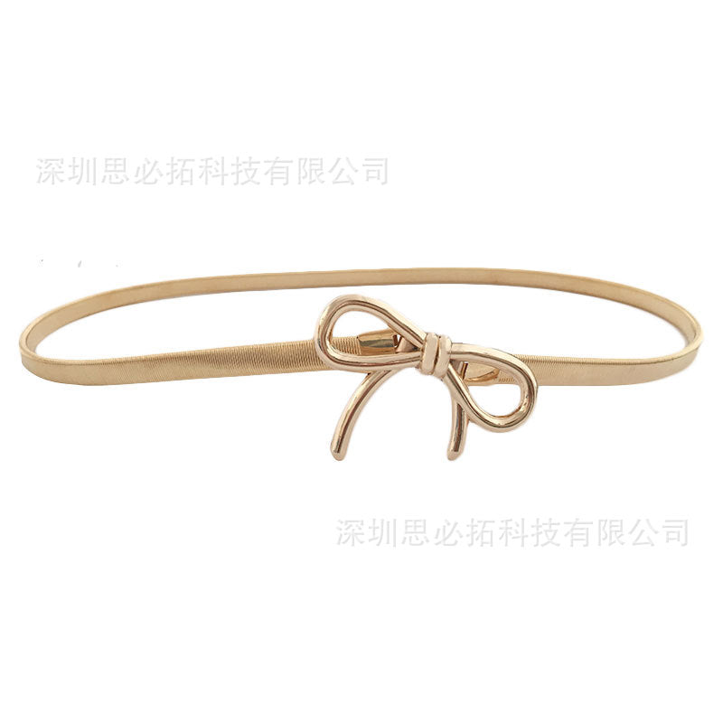 Thin belt metal waist chain