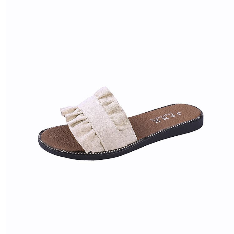 Sandals flat bottom one-word