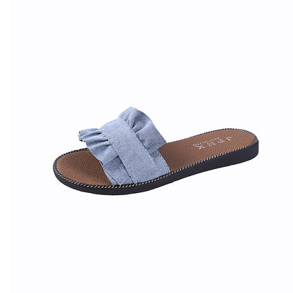 Sandals flat bottom one-word