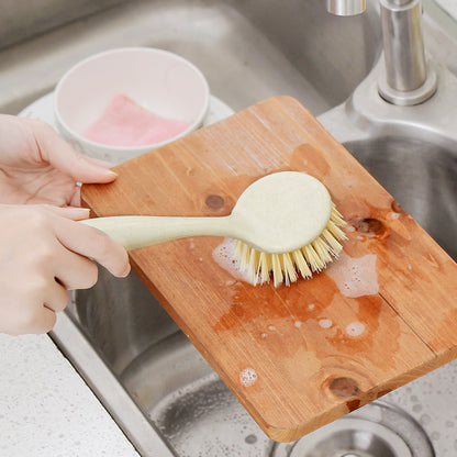 Stain-Removing Long-Handle Pot Brush, Kitchen Cleaning Tool, Dish Brush