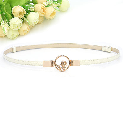 Women's thin belt, Korean version adjustable