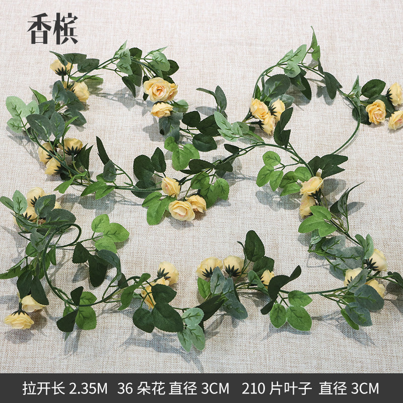 Simulation 36 rose vines decoration