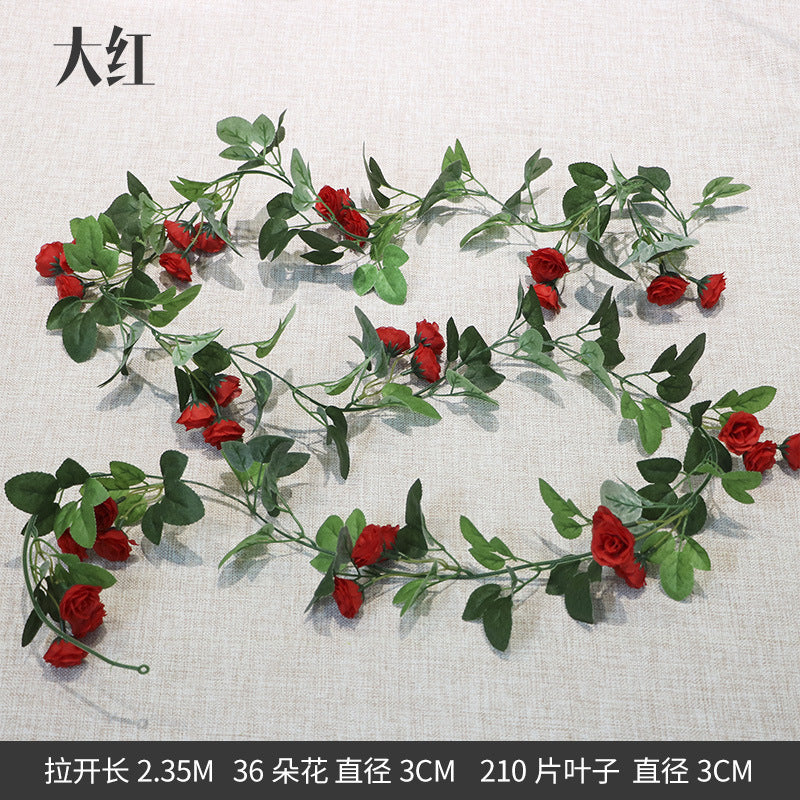 Simulation 36 rose vines decoration