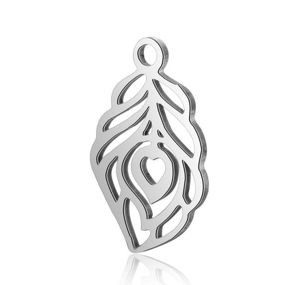 10 pcs/bag stainless steel DIY jewelry accessories Tree of Life pendant