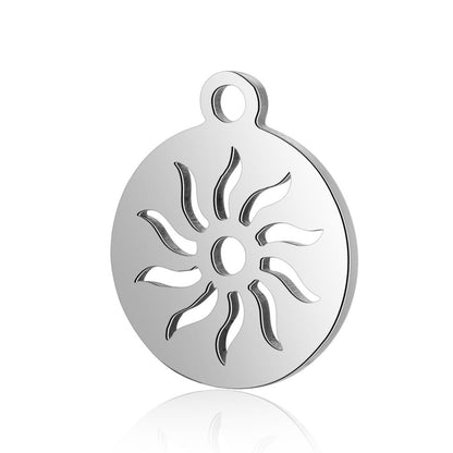 10 pcs/bag stainless steel DIY jewelry accessories Tree of Life pendant