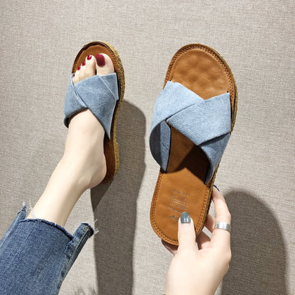 Summer new cool slippers women