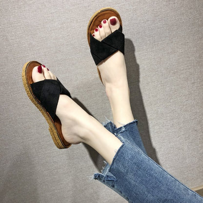 Summer new cool slippers women