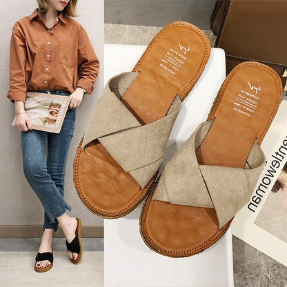 Summer new cool slippers women