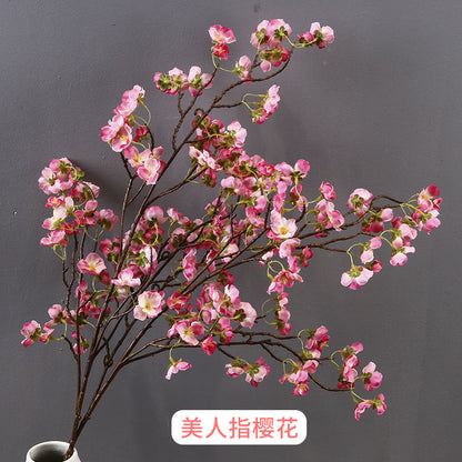 Simulation beauty finger cherry blossom