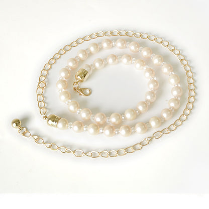 Women's Pearl Waist Chain, Fashion