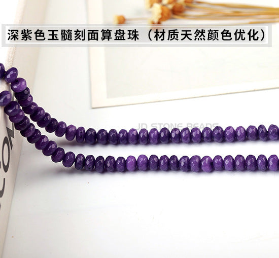 3Mm/6mm chalcedony abacus beads loose beads