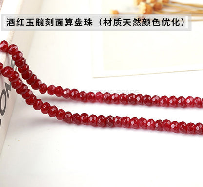 3Mm/6mm chalcedony abacus beads loose beads