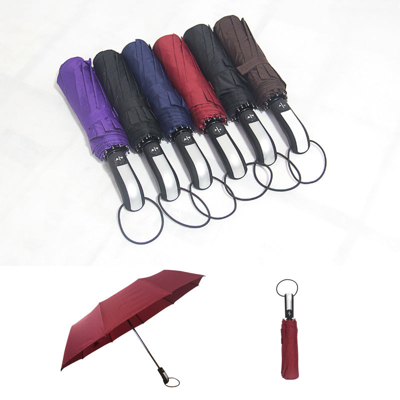 10 Rib Automatic Advertising Umbrella Creative Folding Umbrella