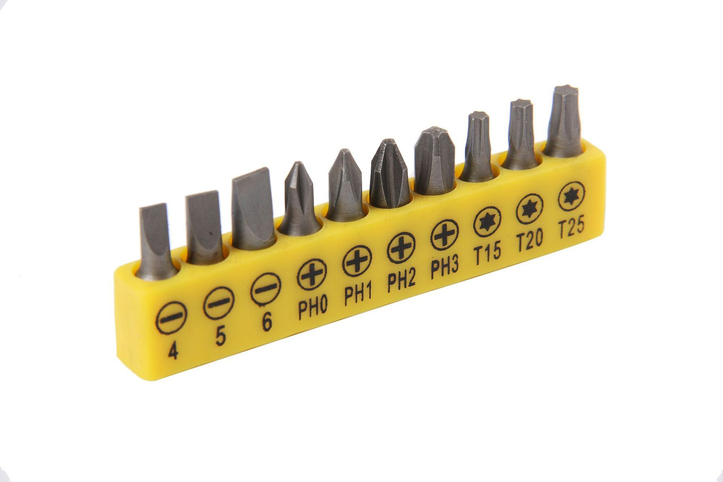 10-Piece Cross and Flat Head Screwdriver Set with Extension Rod