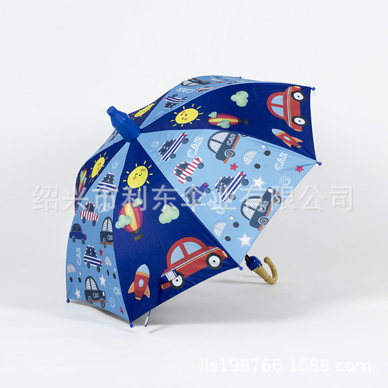 Cartoon Sun Umbrella Ice Cream Handle Kids Umbrella