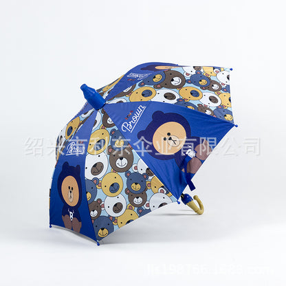 Cartoon Sun Umbrella Ice Cream Handle Kids Umbrella