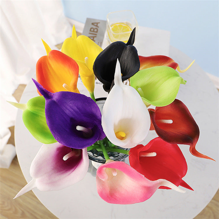 Mini PU Calla Lily Artificial Flower