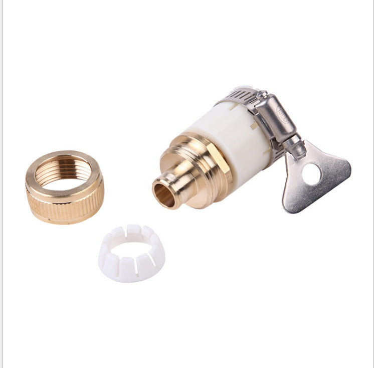 2-In-1 all-copper standard washing machine connector