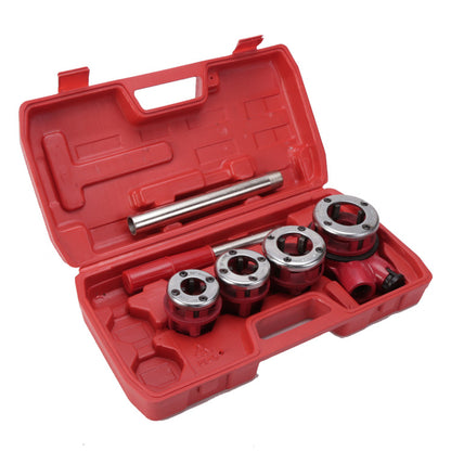 62-Type 4"-1.2" 4-Head Manual Pipe Threader Die Set