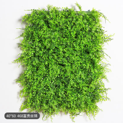 Encrypted artificial plant wall lawn