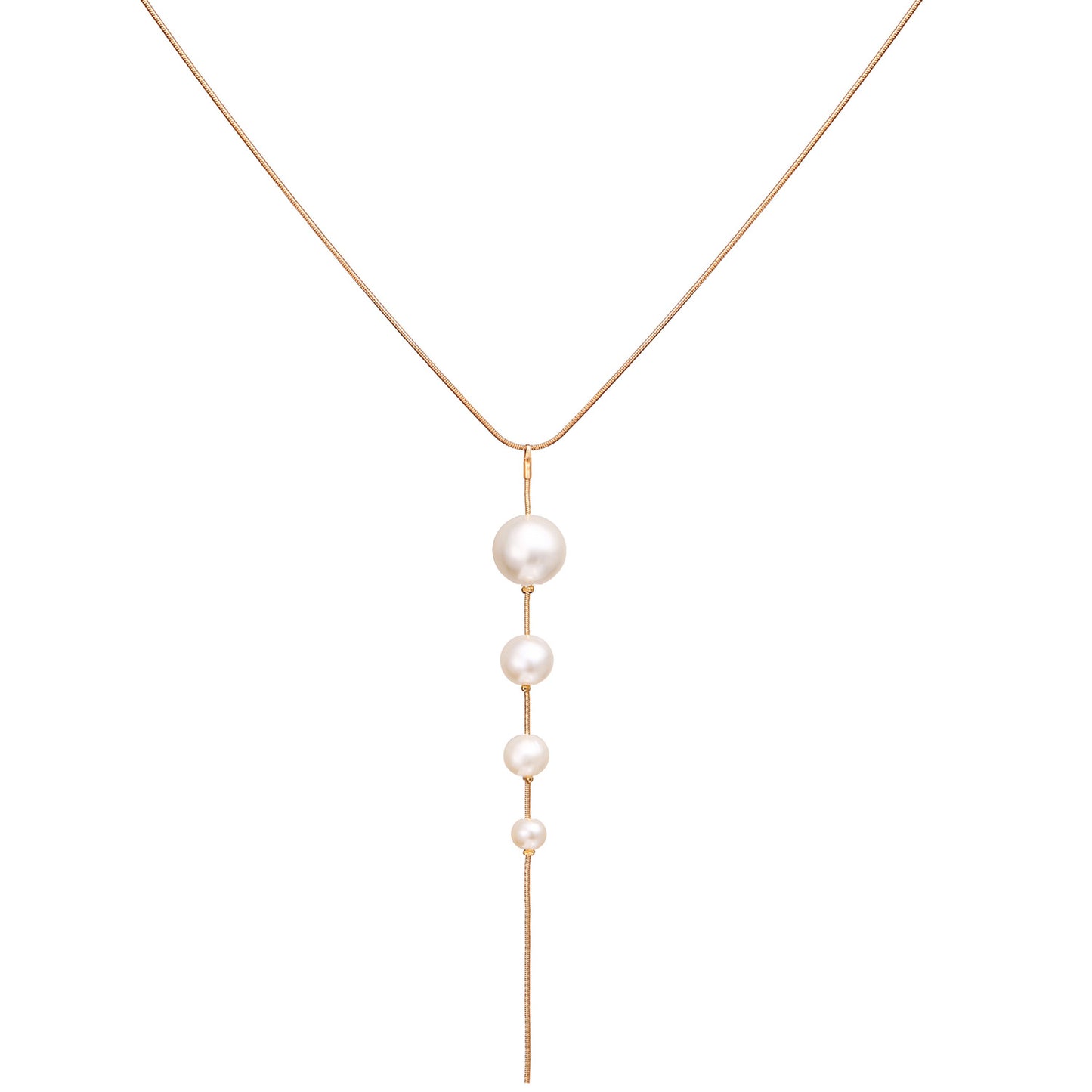 Imitation Pearl Pendant Necklace