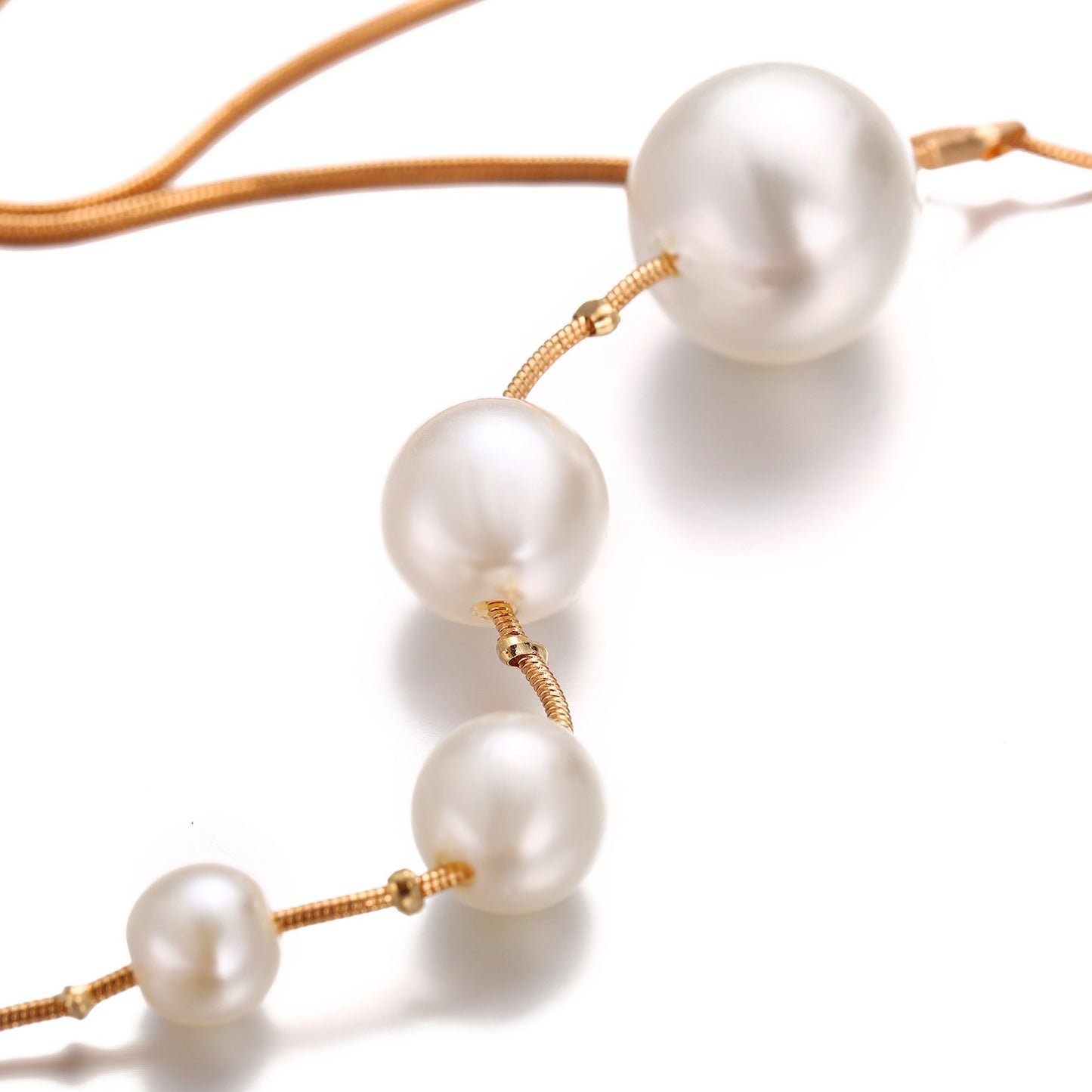 Imitation Pearl Pendant Necklace