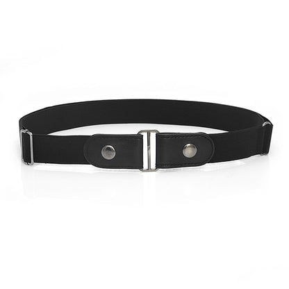 Adjustable leather elastic waistband