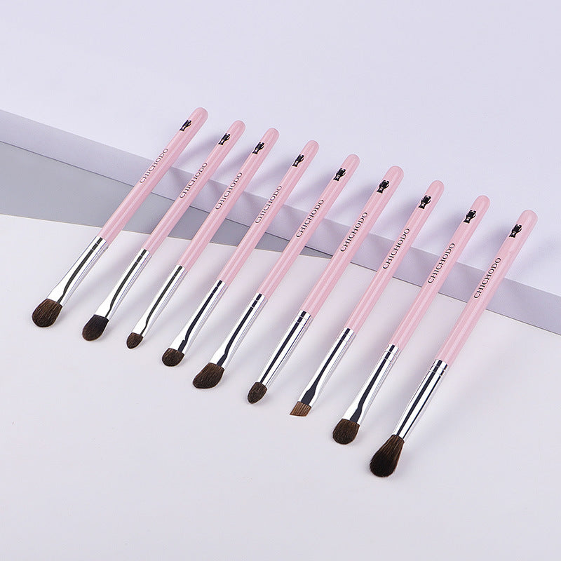 9-Piece Pony Hair Eye Brush Set