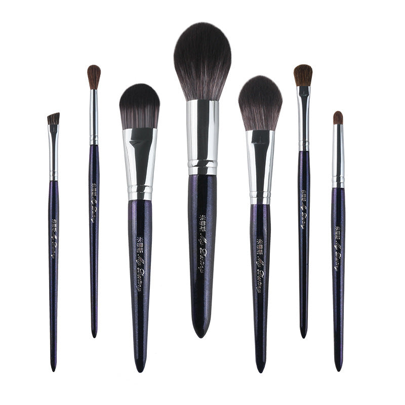 Mitis 028 Starry Blue 34-Piece Makeup Brush Set