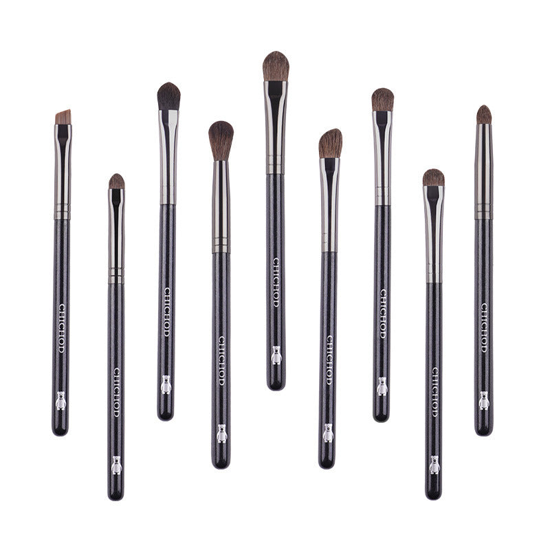 9-Piece Pony Hair Eye Brush Set