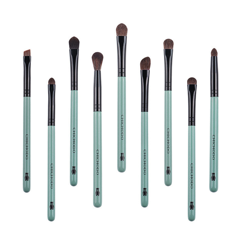 9-Piece Pony Hair Eye Brush Set