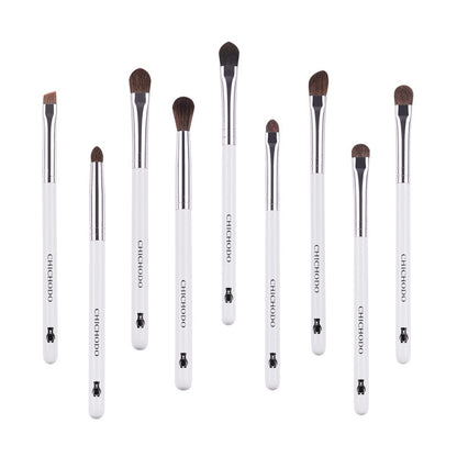 9-Piece Pony Hair Eye Brush Set