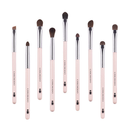 9-Piece Pony Hair Eye Brush Set