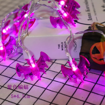 Cadena de luces LED de Halloween para decoración navideña al aire libre 