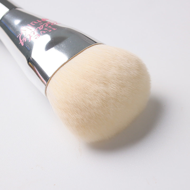 IT Series Synthetic Fiber Large Powder Brush Thick Aluminum Tube