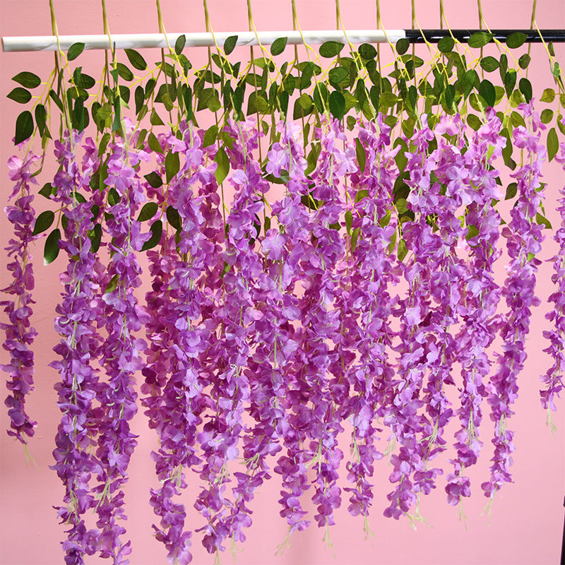 Artificial wisteria flower bean curd flower vine