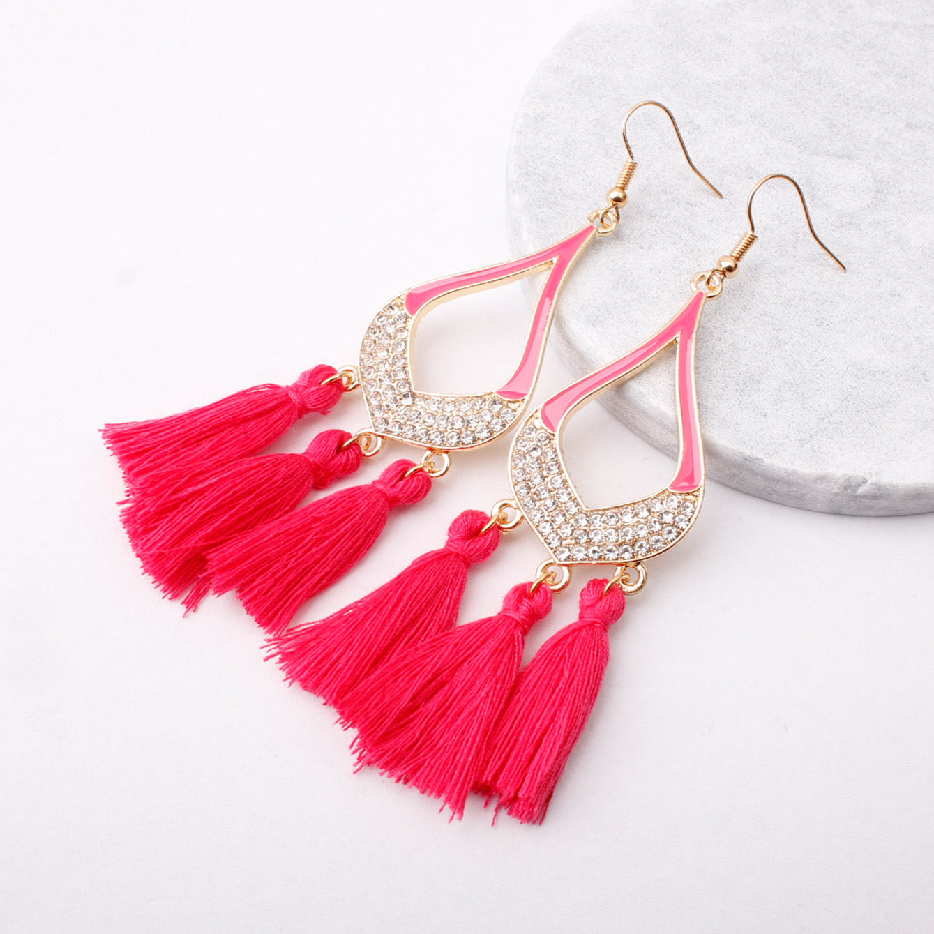 Earrings, fringed earrings, women's new elements