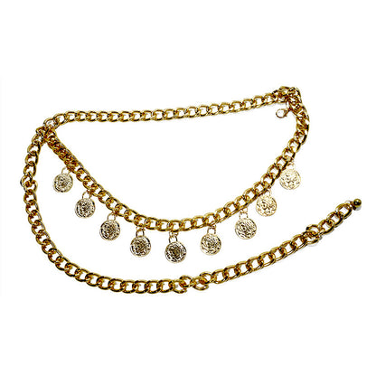 Beauty Head Metal Waist Chain