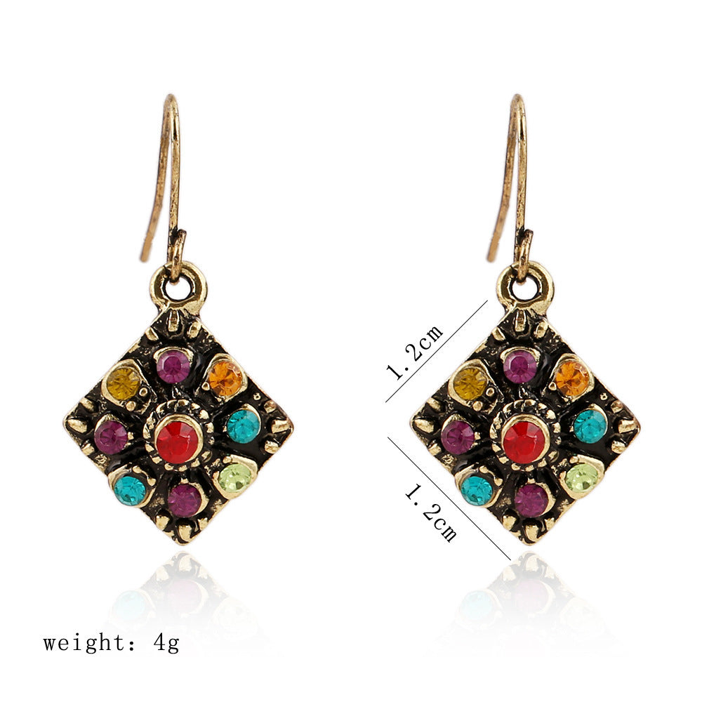 Bohemian Diamond Earrings for Women