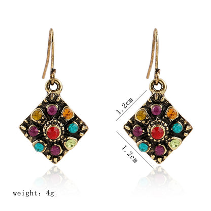 Bohemian Diamond Earrings for Women