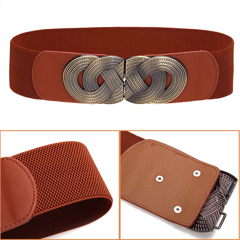 Versatile women's elastic belt