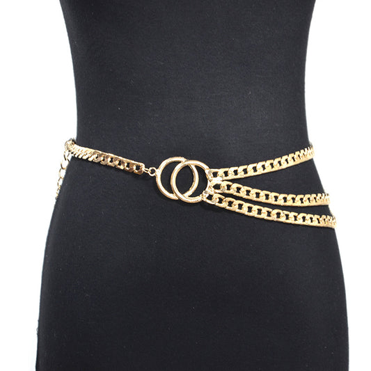 Women's metal waist chain wholesale