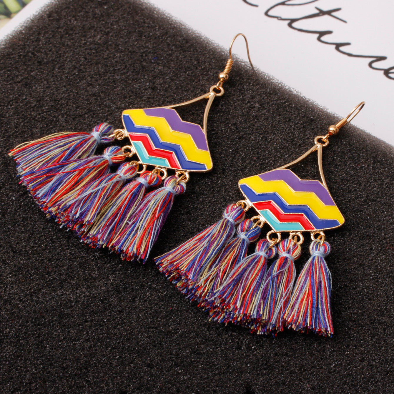 Earrings, fringed earrings for women